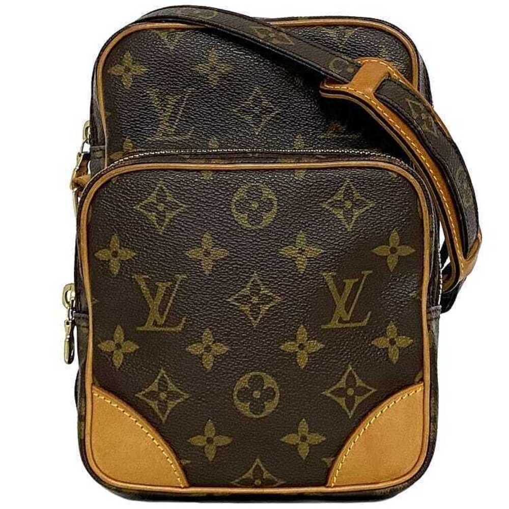 Louis Vuitton Shoulder Bag Amazon Brown Monogram Leather Crossbody Zipper